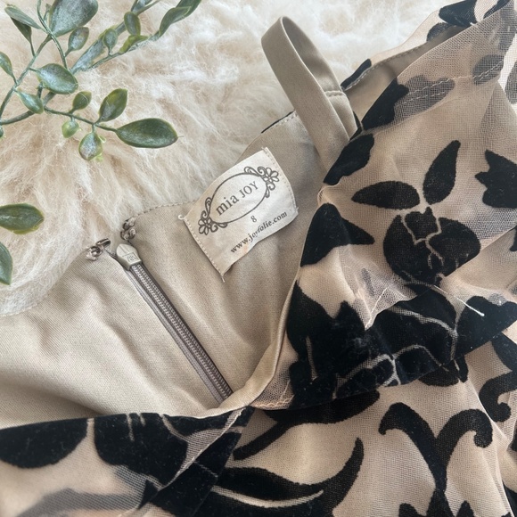 Joyfolie Belle Dress in Black Sz 8 - Picture 7 of 14